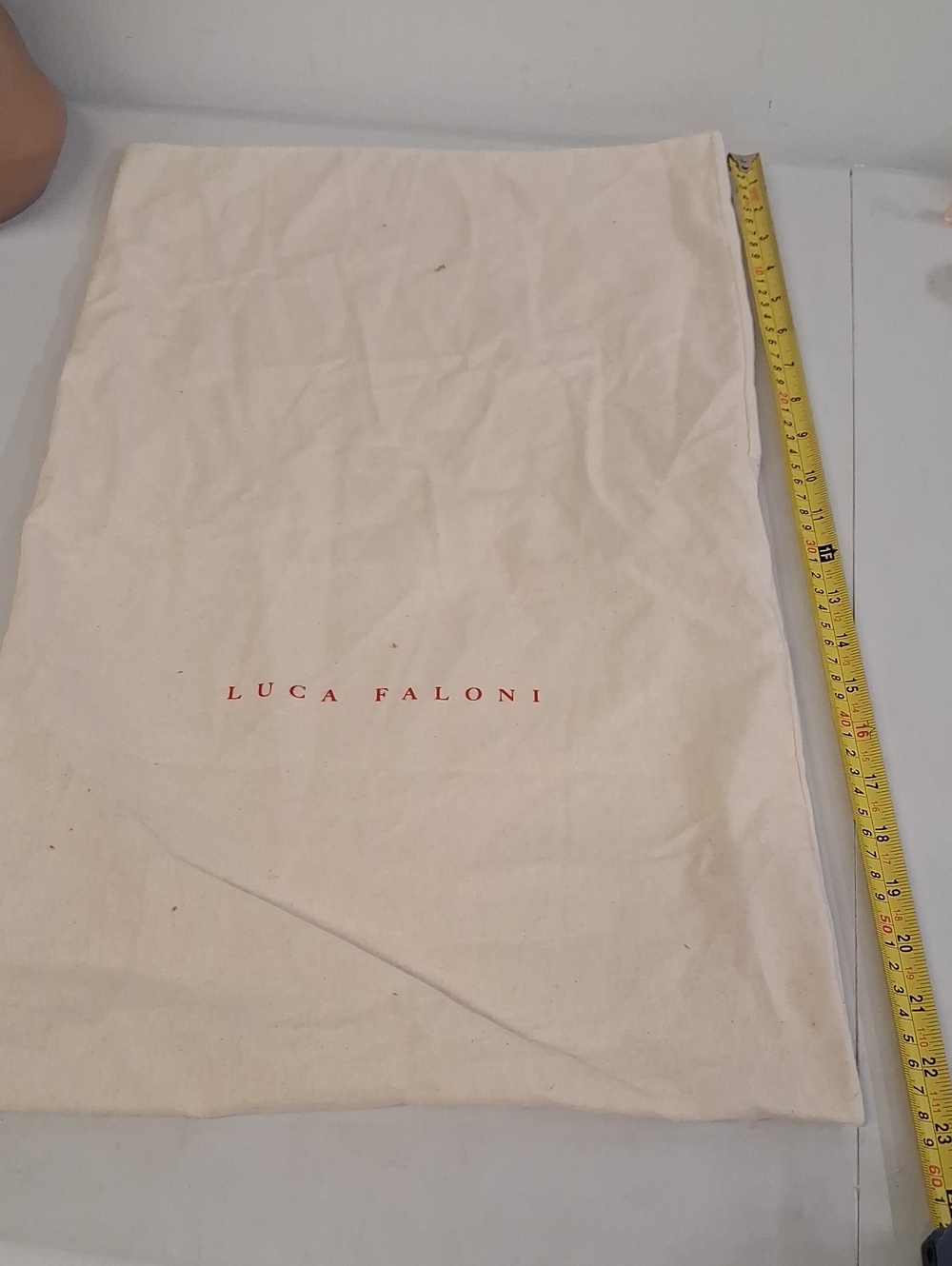Luca Faloni Women's Dust Bag - Cream Protective Cover